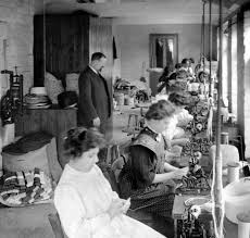 Women in a Sewing Room in 1930